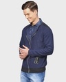 Shop Men's Navy Full Sleeve Stylish Windcheater Casual Jacket-Design