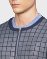 Shop Men's Navy Full Sleeve Stylish Windcheater Jacket-Full