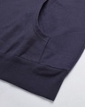 Shop Men's Blue Printed Stylish Casual Hooded Sweatshirt