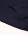 Shop Men's Blue Printed Full Sleeve Stylish Casual Hooded Sweatshirt
