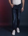 Shop Men's Blue Slim Fit Jeans-Front