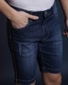 Shop Men's Blue Slim Fit Shorts