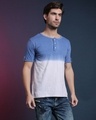 Shop Men's Blue & White Regular Fit T-shirt-Design