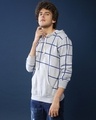 Shop Men's Grey Checkered Regular Fit Sweatshirt-Design