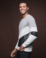 Shop Men's Multicolor Color Block Regular Fit Sweatshirt-Design