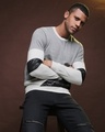 Shop Men's Multicolor Color Block Regular Fit Sweatshirt