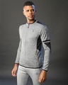 Shop Men's Grey Regular Fit Jacket-Full