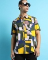Shop Men's Multicolor Abstract Printed Shirt-Front