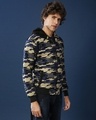 Shop Men's Multicolor Camouflage Regular Fit Jacket-Full