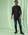 Shop Men's Multicolor Checkered Regular Fit Shirt