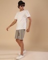 Shop Men's Multicolor Striped Regular Fit Shorts