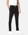 Shop Men's Stylish Black Track Pants-Full