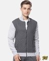 Shop Men's Full Sleeve Solid Zipper Sweatshirt-Front