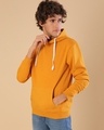 Shop Men's Yellow Regular Fit Sweatshirt-Front