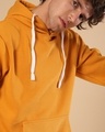 Shop Men's Yellow Regular Fit Sweatshirt-Full