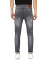 Shop Men's Side Striped Slim Fit Casual Denim Jeans-Design