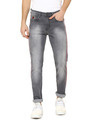 Shop Men's Side Striped Slim Fit Casual Denim Jeans-Front