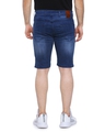 Shop Men Slim Fit Solid Stretch Stylish New Trends Blue Denim Shorts-Design