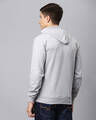 Shop Men's Grey Full Sleeve Stylish Casual Hooded Sweatshirt-Design