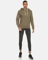 Shop Men's Brown Stylish Full Sleeve Hooded Sweatshirt-Full