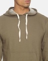 Shop Men's Brown Stylish Full Sleeve Hooded Sweatshirt
