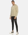 Shop Men's Beige Stylish Full Sleeve Hooded Sweatshirt-Full