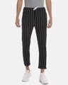 Shop Men's Striped Stylish Casual & Evening Track Pants-Front