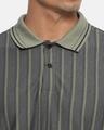 Shop Men's Striped Stylish Casual Polo T-Shirt