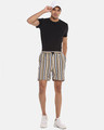 Shop Men's Striped Stylish Sports & Evening Shorts-Full