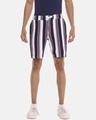 Shop Men's Striped Stylish Sports & Evening Shorts-Front