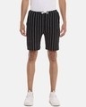 Shop Men Striped Stylish Sports & Evening Shorts-Front
