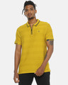 Shop Men's Stylish Casual Polo T-Shirt-Front