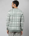 Shop Men's Green Stylish Checkered Casual Sweater-Design