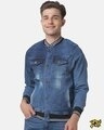 Shop Men's Stylish Full Sleeve Denim Jacket-Front