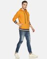 Shop Men's Yellow Stylish Solid Casual Hooded Sweatshirt-Full