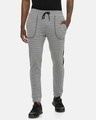 Shop Men's Stylish Striped Joggers-Front