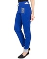 Shop Printed Blue' Track Pants-Front