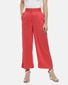 Shop Regular Fit Women Red Stylish New Trends Casual  Palazzos-Front