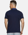 Shop Solid Men's Polo Neck Grey Blue T-Shirt-Design