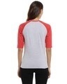 Shop Women's Round Neck Grey Peach T-Shirt-Design