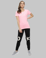Shop Solid Women Round Neck Pink Sports Jersey T Shirt-Full