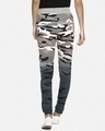 Shop Women Camouflage Stylish Track Pants-Front