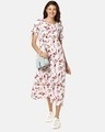 Shop Women's Stylish Floral Design Casual Dress-Full
