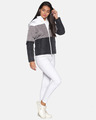 Shop Women's Colorblock Stylish Casual Bomber Jacket-Full
