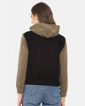 Shop Women's Black & Grey Colorblock Stylish Casual Denim Jacket-Design