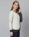 Shop Women's Multicolor Color Block Stylish Casual Sweatshirt-Design