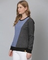 Shop Women's Multicolor Color Block Stylish Casual Sweatshirt-Design