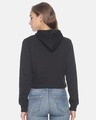 Shop Women Crop Stylish Hooded Sweatshirt-Full