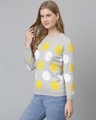 Shop Women's Multicolor Dots Stylish Casual Sweater-Full