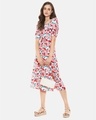 Shop Women's Floral Design Stylish Casual Dress-Design